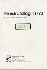 Preisliste Euro-Trac, 11.93 -LTS-, 000b